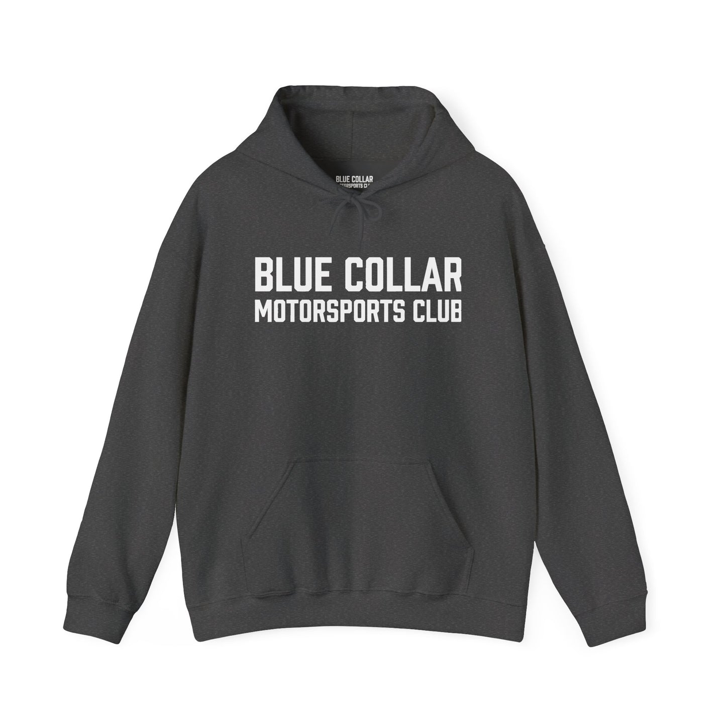 Blue Collar Motorsports Club Hoodie — Racing Crew Pullover
