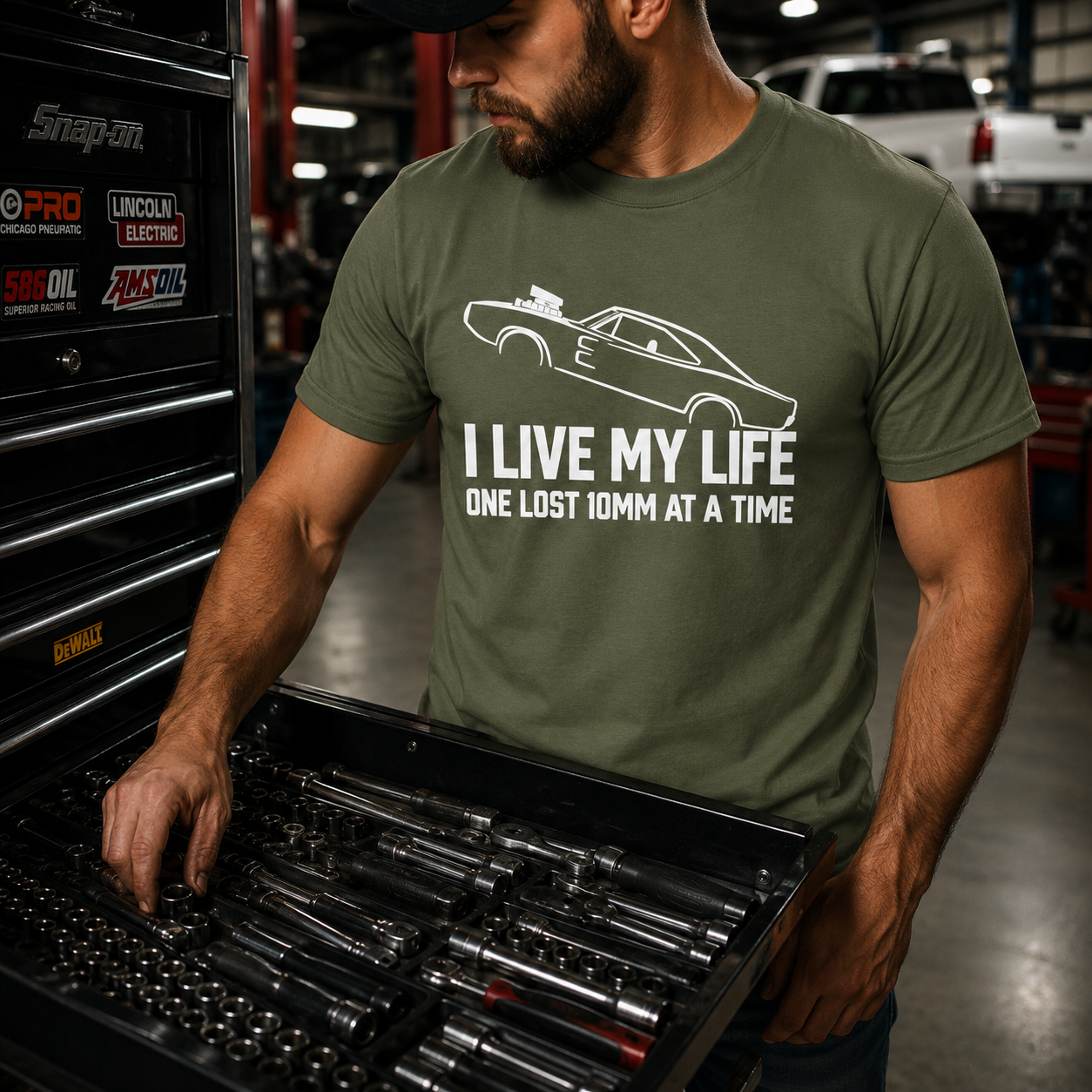 I Live My Life One Lost 10mm at a Time Tee