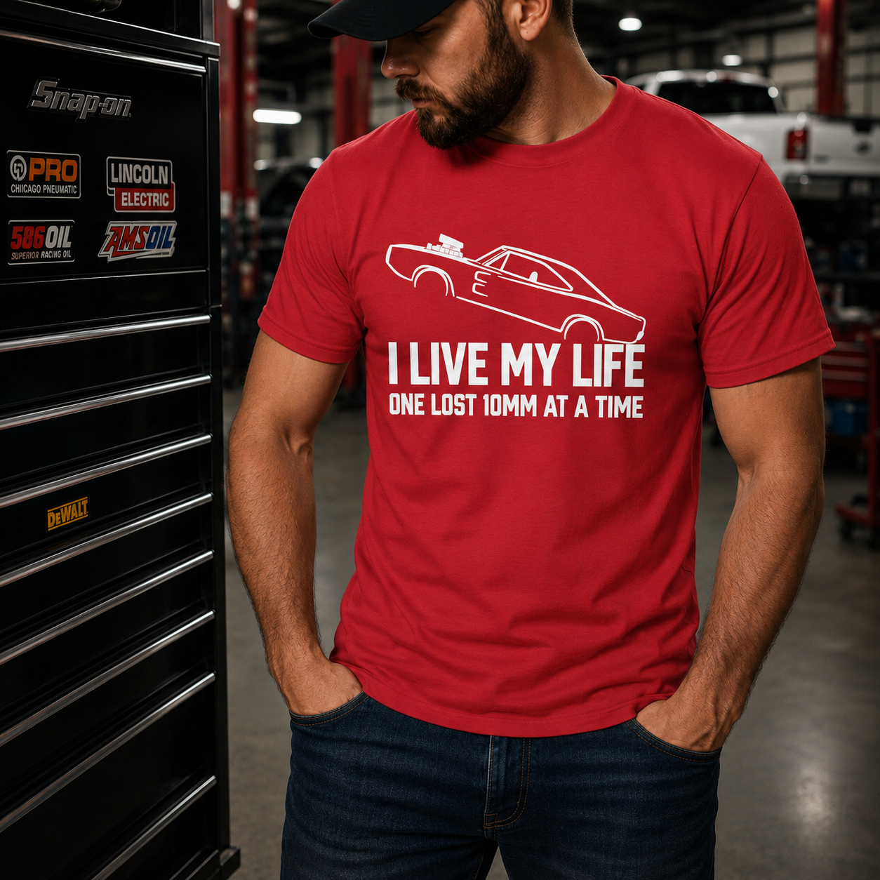 I Live My Life One Lost 10mm at a Time Tee