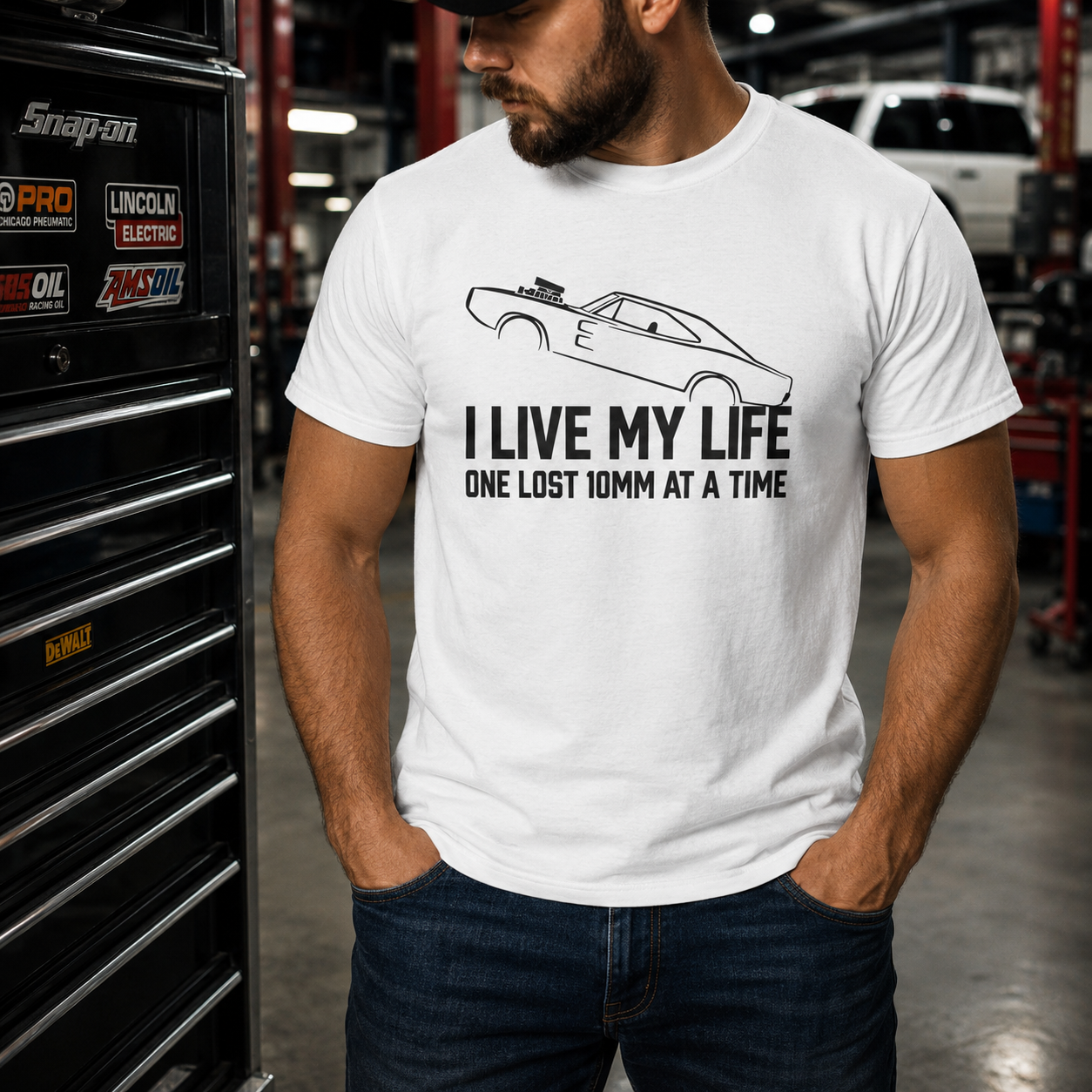 I Live My Life One Lost 10mm at a Time Tee