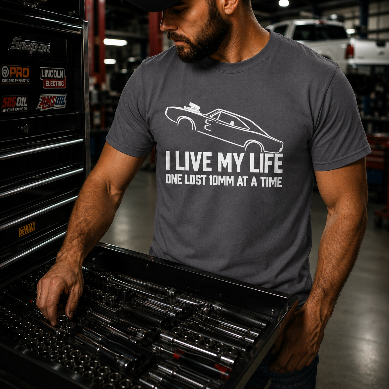 I Live My Life One Lost 10mm at a Time Tee