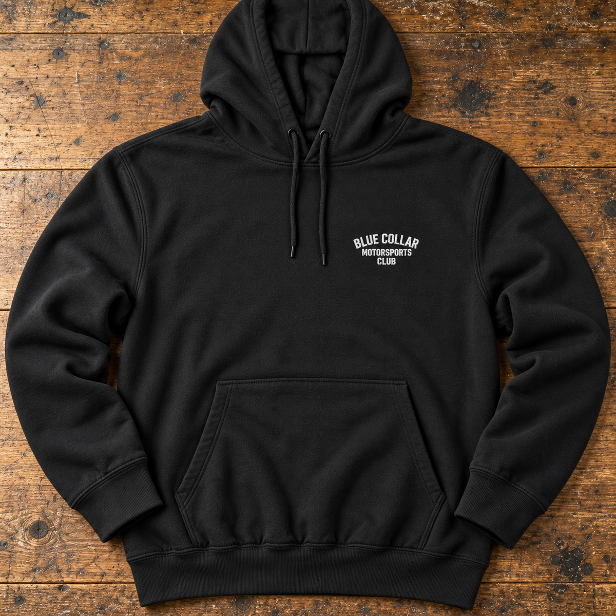 Three-Panel Fleece Hoodie