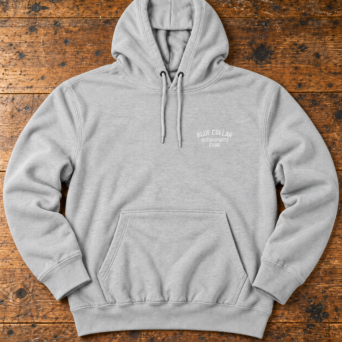 Three-Panel Fleece Hoodie